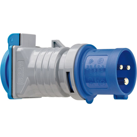 1080990 Brennenstuhl CEE Adapter 240V/16A auf Schuko 5 polig IP44 Produktbild front M