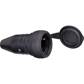 1082050 Brennenstuhl Gummikupplung Schutzkontakt 230V Spritzwassergeschütz Produktbild front M