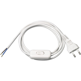 1160380 Brennenstuhl Anschlussleitung weiss Eurostecker 1.5m H03VVH2 F 2x0.75 Produktbild front M