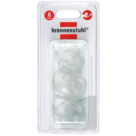 1164480 Brennenstuhl Steckdosen SHUTTER Schuko 6 Stück im Blister Produktbild front M