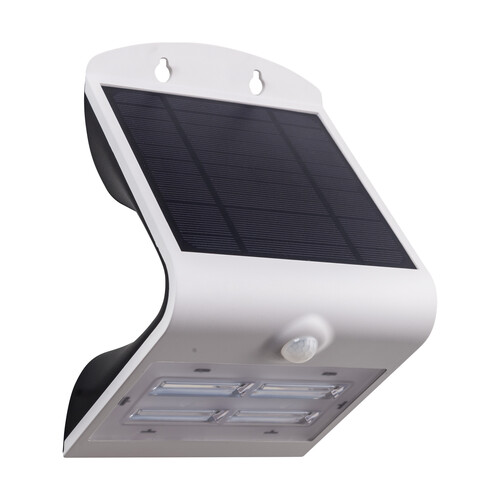 98757 Eglo AL LED SOLAR WL M.SENSOR WEISS LAMOZZO Produktbild Front View L