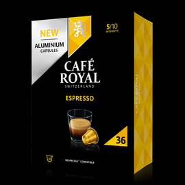 2001928 Cafe Royal Espresso XL Box 36Stk., Raffinierte Säure, Leichte Kurk Produktbild
