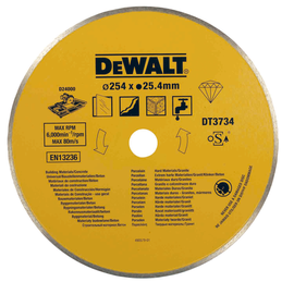 DT3734-XJ DeWalt DT3734 Diamanttrennscheibe Eco4 250mm Produktbild front M