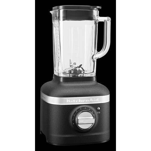 5KSB4026EOB KitchenAid K400 Standmixer Artisan onyx schwarz 1200W Produktbild Front View L