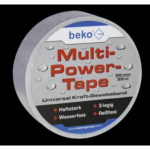 262 205 501 Beko Multi Power Tape 50 mm x 50 m, SILBER Produktbild Front View L