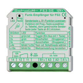 fe3se2 Schalk Funk Empfänger Relais FE3SE 12V UC Produktbild