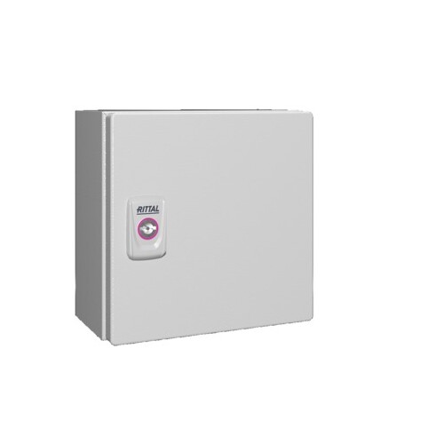 1549000 Rittal Elektro Box KX, BHT 200x200x120 mm Produktbild Front View L