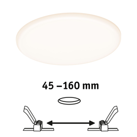 92389 Paulmann EB Panel Veluna VariFit 20W 3000K 185mm Produktbild