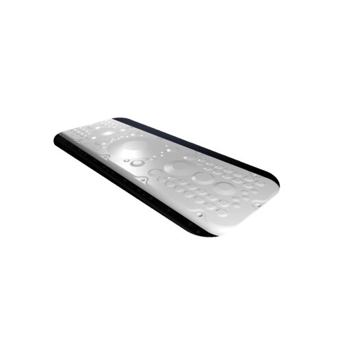 2564300 Rittal SZ Kunststoff Flanschplatten, für AX, mit Membranen,  Produktbild Front View L