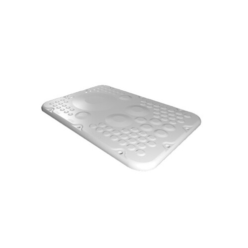 2565300 Rittal SZ Kunststoff Flanschplatten, für AX, mit Membranen,  Produktbild Front View L