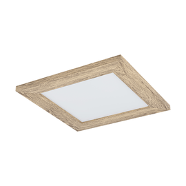 99431 Eglo LED PANEL 300X300 HOLZ STAHL KUNSTSTOFF RUSTIKAL WEISS SALOBRENA-F Produktbild