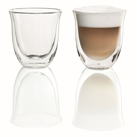 5513284161 DeLonghi DLSC311 Cappuccino Glas 2er Set Produktbild front M