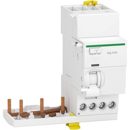 A9Y84725 Schneider E. Acti9 Vigi iC40 FI/LS Modul   3P+N   25A   30mA   Typ A Produktbild Front View L