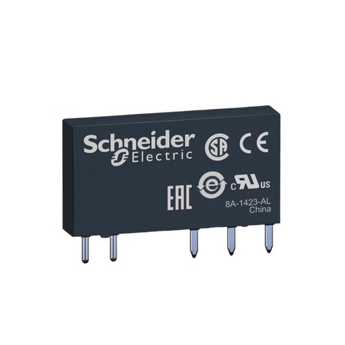 RSL1AB4JD Schneider E. Schmales Interface Relais RSL, 1 W, 6 A, 12 VDC Produktbild Front View L