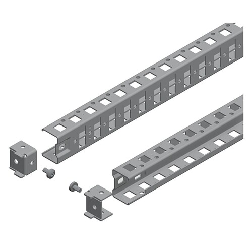 NSYSUCR4080 Schneider E. Spacial SF/SM Universal Traverse, 800x800x800mm Produktbild Front View L