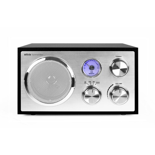 212007 Silva-Schneider Mono 1975 UKW Mono Radio, Bluetooth, Aux.in, Produktbild Front View L