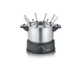 247000 Severin FO 2470 Fondue, 800 W, 8 Gabeln, schwarz Produktbild