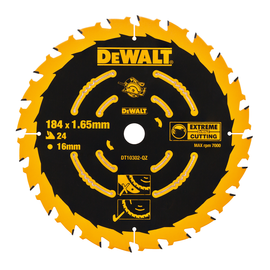 DT10302-QZ DeWalt DT10302 Kreissaegeblatt Handkr. 184/16mm 24WZ Produktbild