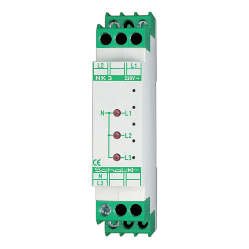 nk3009 Schalk NK 3 Neztkontrolle 230/400V AC Produktbild Front View L