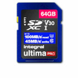 INSDX64G1V30 Integral High Speed SDHC/XC V30 UHS I U3 64GB SD memory card Produktbild