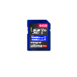 INSDX64G1V30 Integral High Speed SDHC/XC V30 UHS I U3 64GB SD memory card Produktbild