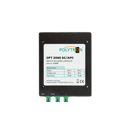 223322 Pötzelsberger OFT 20/80 SC/APC, optischer assymetrischer 2-Wegeabzweiger Produktbild front M