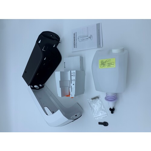 20047LAR51 Desinfektionsmittelspender Automat. Handspender schwarz/weiß 1000ml Produktbild Additional View 1 L