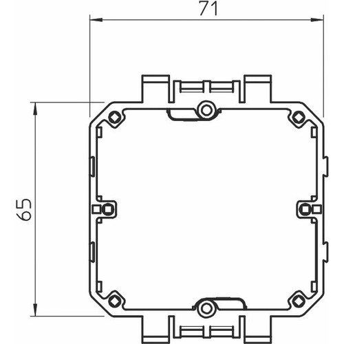 6270743 Obo Gerätedose 2390/8T Produktbild Additional View 1 L