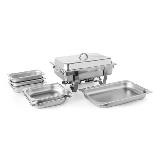 471050 Hendi Chafing Dish Set, 471005 inkl. 2x 1/2 + 3x1/3 Produktbild Additional View 1 L