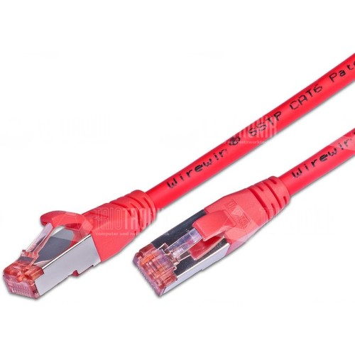 PKW-PIMF-KAT6 0.25 RT Wirewin Wirewin KAT6 Patchkabel   RJ45 S/FTP, LSOH rot, Produktbild Additional View 1 L