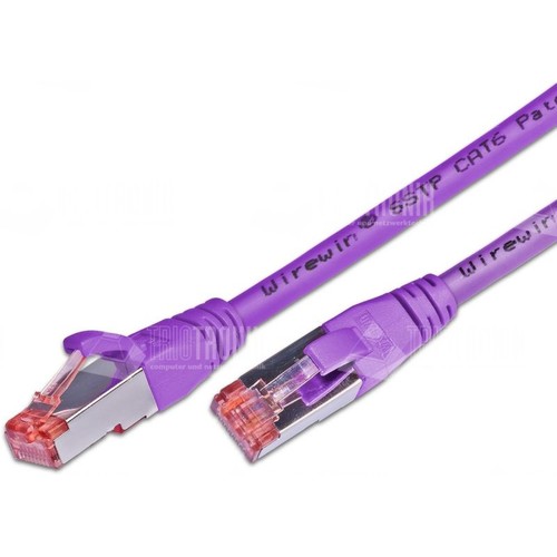 PKW-PIMF-KAT6 0.25 VT Wirewin Wirewin KAT6 Patchkabel   RJ45 S/FTP, LSOH viol Produktbild Additional View 1 L