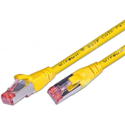 PKW-PIMF-KAT6 0.75 GE Wirewin Wirewin KAT6 Patchkabel   RJ45 S/FTP, LSOH gelb Produktbild Additional View 1 L