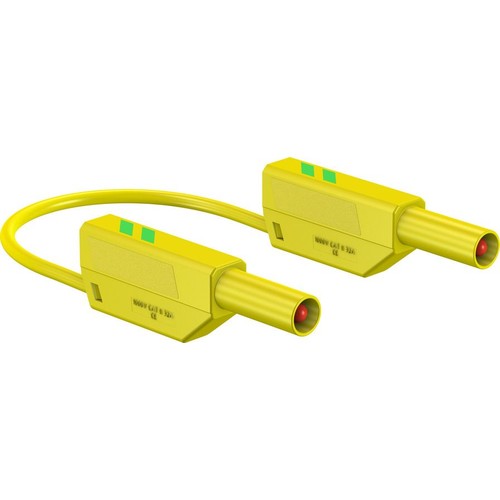 28.0127-10020 Multi-Contact SLK4075-E/N 4 mm Sicherheitsmesslt. 100 cm grün/gelb Produktbild Additional View 1 L