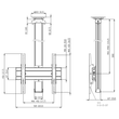 CT3044 Vogels Connect it Deckenhalter 360°, max. 80kg, bis 65, PUC1065/PUC253 Produktbild Additional View 1 S