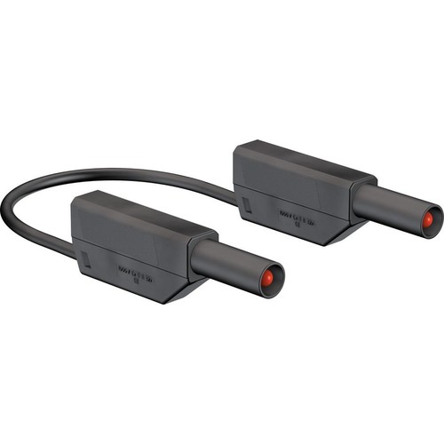28.0124-20021 Multi-Contact SLK425-E 4mm Sicherheitsmessleitung 200cm schwarz Produktbild Additional View 1 L