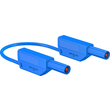 28.0126-10023 Multi-Contact SLK410-E/SIL 4mm Sicherheitsmessleitung 100cm blau Produktbild 1 S