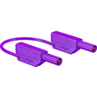 28.0127-10026 Multi-Contact SLK4075-E/N 4mm Sicherheitsmessleitung 100cm violett Produktbild 1 S