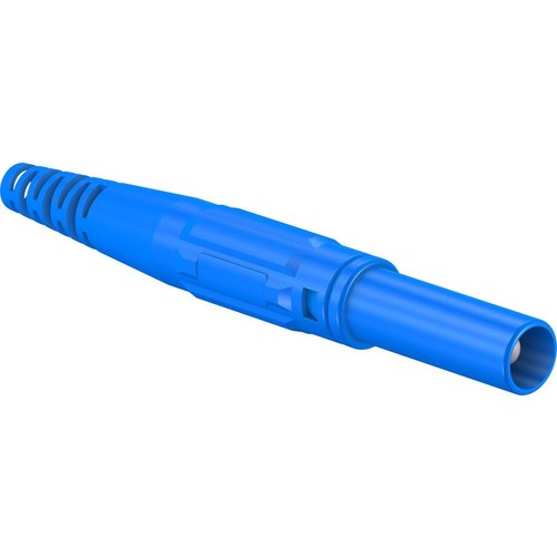 66.9196-23 Multi-Contact XL-410 4mm Sicherheitsstecker blau Produktbild Additional View 1 L