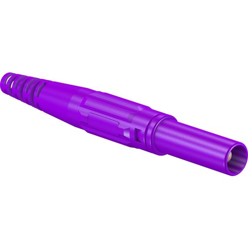 66.9196-26 Multi-Contact XL-410 4mm Sicherheitsstecker violett Produktbild Additional View 1 L