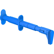 66.9829-23 Multi-Contact GRIP-F 4mm Flachmessabgreifer blau Produktbild Additional View 1 S