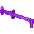 66.9829-26 Multi-Contact GRIP-F 4mm Flachmessabgreifer violett Produktbild Additional View 1 S