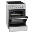 0480050 Exquisit ECM 6-4 I BZ Elektro Standherd H83xB60xT62cm Edelstahl Produktbild 1 S