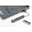 ED-85040 Ednet USB Hub  4PORT MINI USB 2.0 USB Power, schwarz Produktbild Additional View 1 S