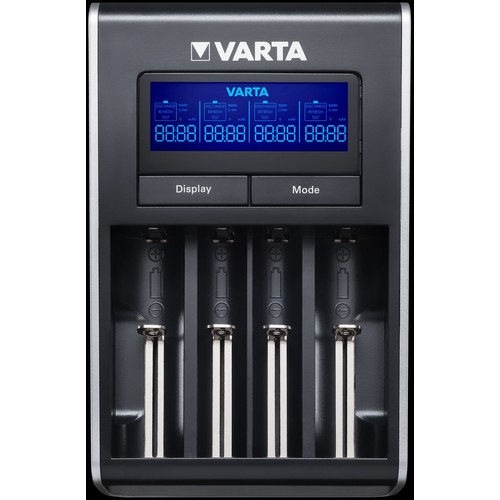 57676101401 Varta LCD Dual Tech Charger Akku-Ladegerät NiMh u. Li-ion 1-4 Zellen Produktbild Additional View 1 L