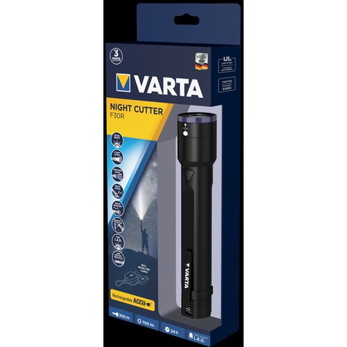 18901101111 Varta VARTA Night Cutter F30R Akku LED Taschenlampe Produktbild Additional View 1 L