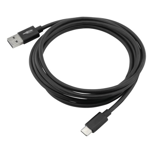 1700-0081 Ansmann Hochwertiges Type C USB Daten  und Ladekabel 200cm Produktbild Additional View 1 L