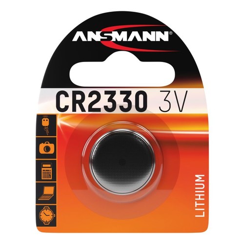1516-0009 Ansmann Lithium Knopfzelle CR2330 3V 1er Blister Produktbild Additional View 1 L