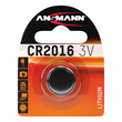 5020082 Ansmann Lithium Knopfzelle CR2016 3V 1er Blister Produktbild Additional View 1 S