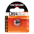 5015313 Ansmann Alkaline Knopfzelle LR54 / LR1130 / AG10 1,5V 1er Blister Produktbild Additional View 1 S