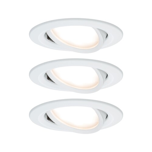 93485 Paulmann EBL Nova Coin 3stepdim rd schw LED 3x6,5 Produktbild Additional View 1 L